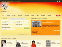 Tablet Screenshot of location-africa.com